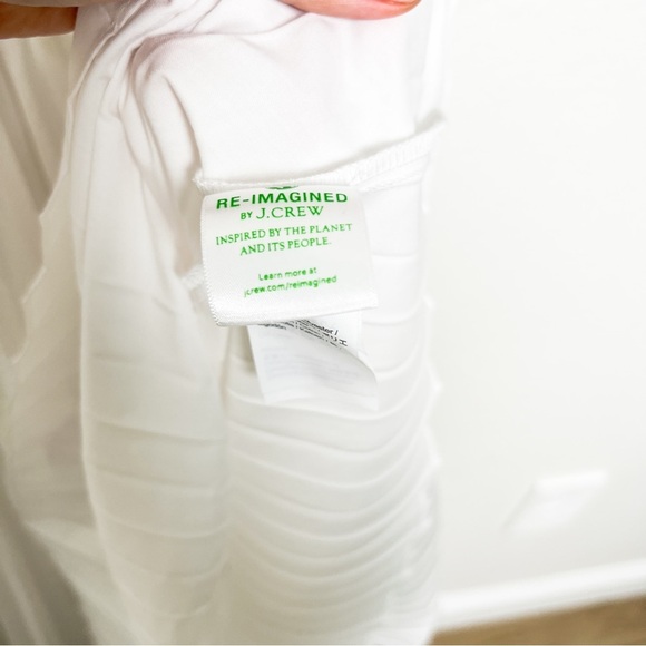 J. Crew White Midi Dress 10 - Picture 6 of 10